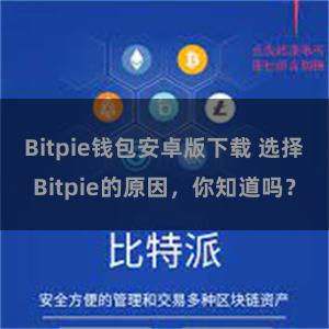 Bitpie钱包安卓版下载 选择Bitpie的原因，你知道吗？