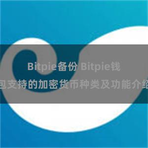 Bitpie备份 Bitpie钱包支持的加密货币种类及功能介绍