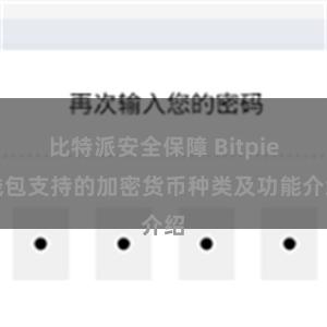 比特派安全保障 Bitpie钱包支持的加密货币种类及功能介绍