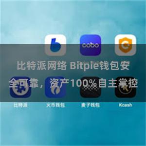 比特派网络 Bitpie钱包安全可靠，资产100%自主掌控