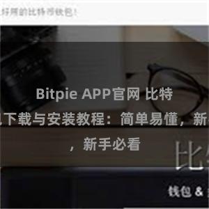 Bitpie APP官网 比特派钱包下载与安装教程：简单易懂，新手必看