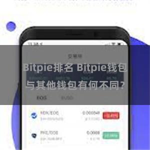 Bitpie排名 Bitpie钱包与其他钱包有何不同？