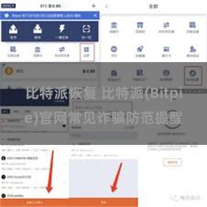 比特派恢复 比特派(Bitpie)官网常见诈骗防范提醒