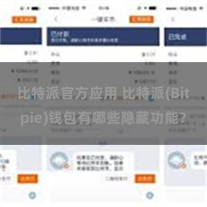 比特派官方应用 比特派(Bitpie)钱包有哪些隐藏功能？