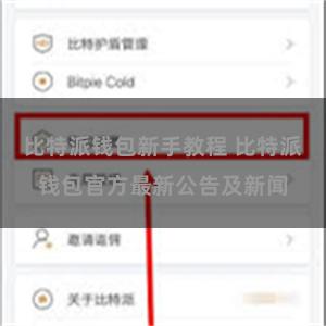 比特派钱包新手教程 比特派钱包官方最新公告及新闻