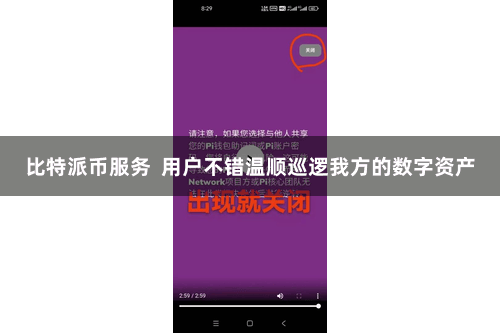 比特派币服务  用户不错温顺巡逻我方的数字资产